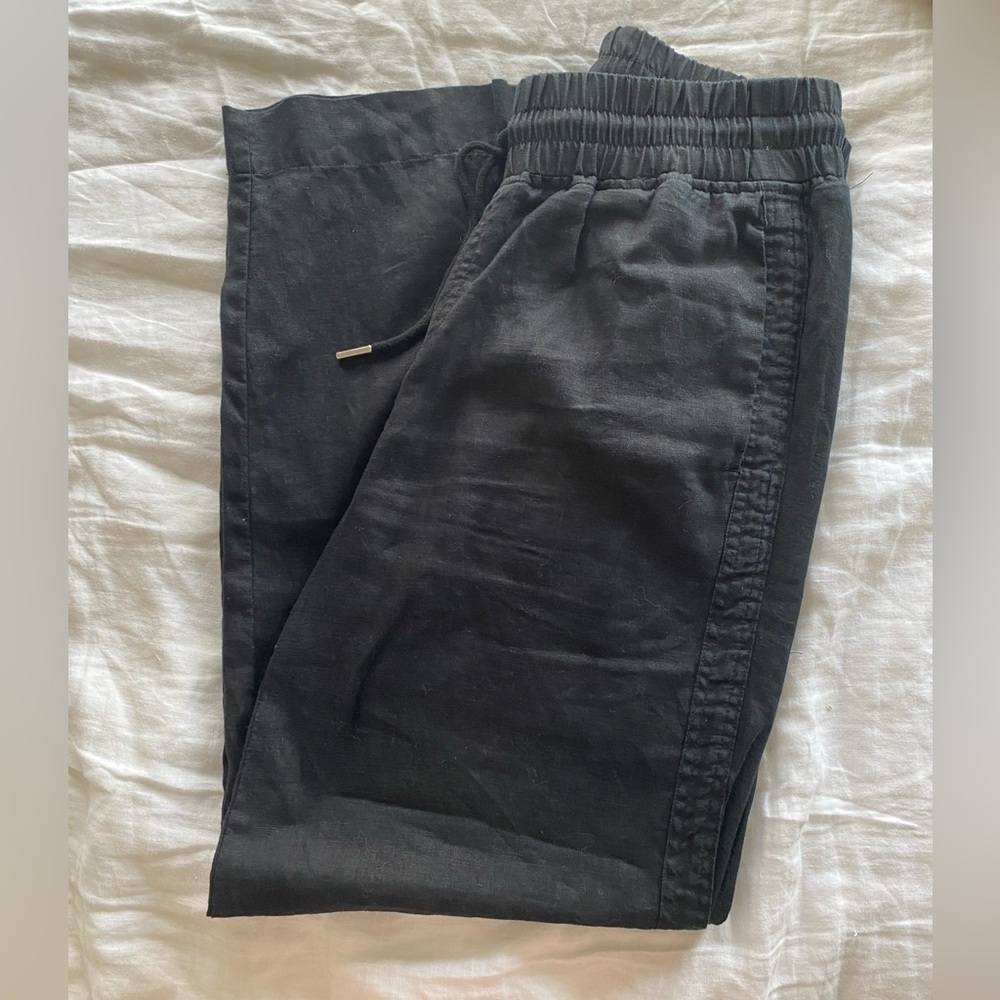 Quince Linen Wide Leg Pants